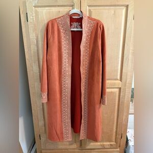 Soft Surroundings Leona Embroidered Jacket Sz XL